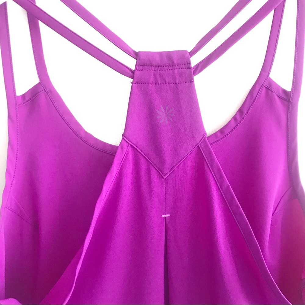 ATHLETA Go Time Strappy Tank Top Purple Size S - Picture 6 of 8